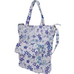 Christmas Stars Background Shoulder Tote Bag