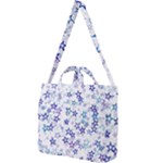 Christmas Stars Background Square Shoulder Tote Bag