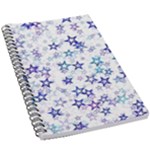 Christmas Stars Background 5.5  x 8.5  Notebook