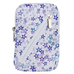 Christmas Stars Background Belt Pouch Bag (Large) from ArtsNow.com