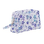 Christmas Stars Background Wristlet Pouch Bag (Medium)