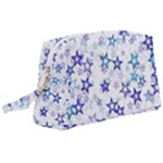 Christmas Stars Background Wristlet Pouch Bag (Large)