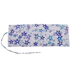 Christmas Stars Background Roll Up Canvas Pencil Holder (S) from ArtsNow.com