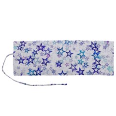 Christmas Stars Background Roll Up Canvas Pencil Holder (M) from ArtsNow.com