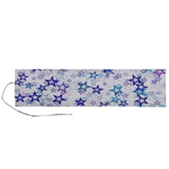 Christmas Stars Background Roll Up Canvas Pencil Holder (L) from ArtsNow.com