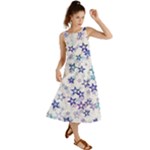 Christmas Stars Background Summer Maxi Dress