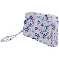 Christmas Stars Background Wristlet Pouch Bag (Small) from ArtsNow.com