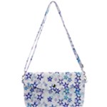 Christmas Stars Background Removable Strap Clutch Bag