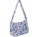 Christmas Stars Background Zip Up Shoulder Bag