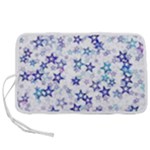 Christmas Stars Background Pen Storage Case (L)