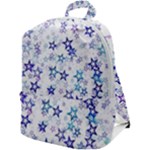 Christmas Stars Background Zip Up Backpack