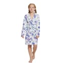 Kids  Long Sleeve Velvet Lounge Robe 