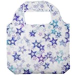 Christmas Stars Background Foldable Grocery Recycle Bag