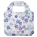 Christmas Stars Background Premium Foldable Grocery Recycle Bag