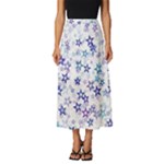 Christmas Stars Background Classic Midi Chiffon Skirt