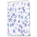 Christmas Stars Background 8  x 10  Hardcover Notebook