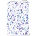 Christmas Stars Background 8  x 10  Softcover Notebook