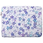 Christmas Stars Background 17  Vertical Laptop Sleeve Case With Pocket