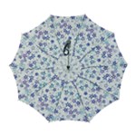 Christmas Stars Background Automatic Folding Umbrella with Case (Large)