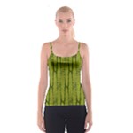 Fern Texture Nature Leaves Spaghetti Strap Top