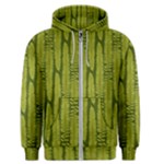 Fern Texture Nature Leaves Men s Zipper Hoodie