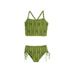 Fern Texture Nature Leaves Girls  Tankini Swimsuit