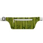 Fern Texture Nature Leaves Active Waist Bag