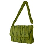 Fern Texture Nature Leaves Full Print Messenger Bag (L)