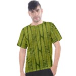 Fern Texture Nature Leaves Men s Sport Top