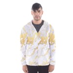 Marble Pattern Men s Hooded Windbreaker