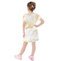 Kids  Short Sleeve Velvet Dress 