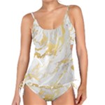 Marble Pattern Tankini Set