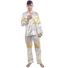 Men s Long Sleeve Satin Pajamas Set 