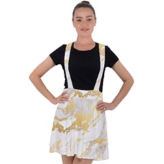 Velvet Suspender Skater Skirt 