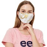 Marble Pattern Fitted Cloth Face Mask (Adult)