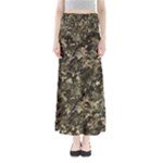 Camouflage Army Survival Uniform Full Length Maxi Skirt