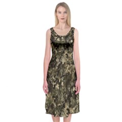 Camouflage Army Survival Uniform Midi Sleeveless Dress from ArtsNow.com