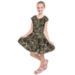 Camouflage Army Survival Uniform Kids  Short Sleeve Dress