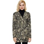 Camouflage Army Survival Uniform Button Up Hooded Coat 