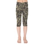 Camouflage Army Survival Uniform Kids  Capri Leggings 