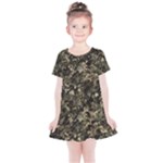 Camouflage Army Survival Uniform Kids  Simple Cotton Dress