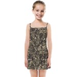 Camouflage Army Survival Uniform Kids  Summer Sun Dress