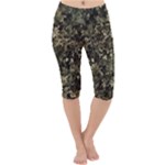 Camouflage Army Survival Uniform Lightweight Velour Cropped Yoga Leggings