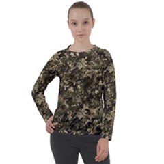 Camouflage Army Survival Uniform Women s Long Sleeve Raglan T