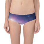 Cosmic Dreamscape Print (ai) Black Backgrond Classic Bikini Bottoms