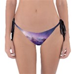 Cosmic Dreamscape Print (ai) Black Backgrond Reversible Bikini Bottoms