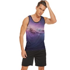 Men s Wide Collar Tank Top 