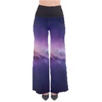 Cosmic Dreamscape Print (ai) Black Backgrond So Vintage Palazzo Pants