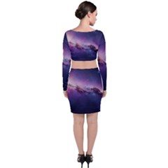 Long Sleeve Crop Top & Bodycon Skirt Set 