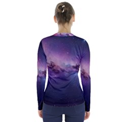 V-Neck Long Sleeve Top 